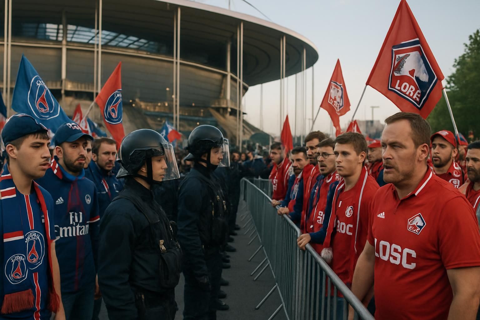 Finale de la Coupe de France : la cohabitation des supporters parisiens et lillois suscite des craintes d’incidents