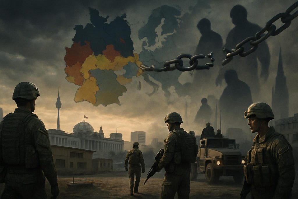 analyse géopolitique approfondie sur les enjeux liés au retrait de 5 000 soldats américains et les défis complexes auxquels l'allemagne doit faire face au-delà de ce mouvement militaire.