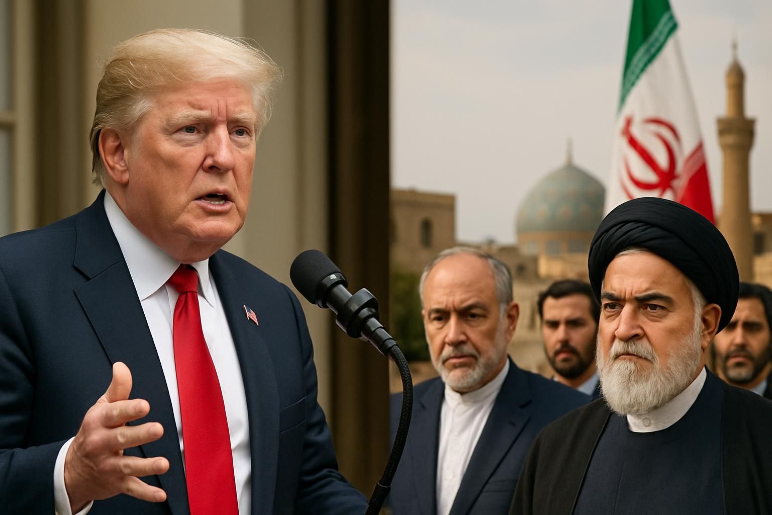 découvrez la déclaration de trump qualifiant d’“entièrement inacceptable” la réaction iranienne à son plan de paix, dans un contexte géopolitique tendu.