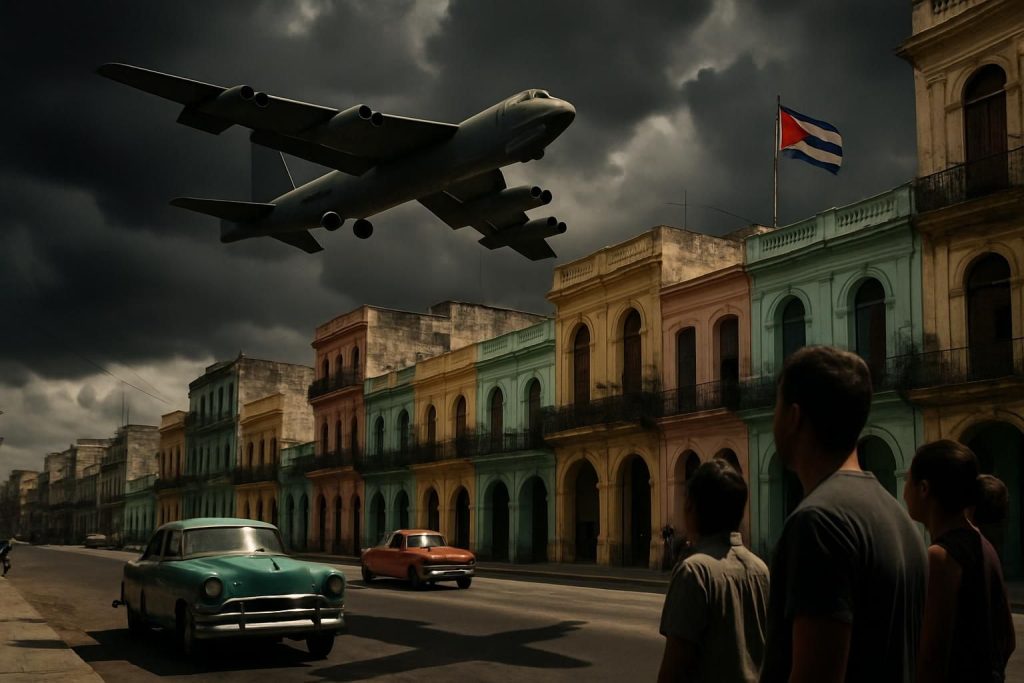 analyse des tensions géopolitiques autour de cuba avec la montée des signes d'une possible intervention américaine.