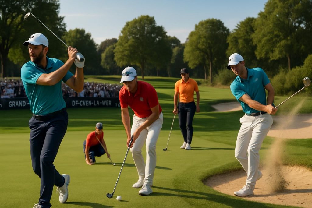 découvrez les stars du golf qui s'affrontent lors de la grande finale du grand prix de caen-la-mer. un événement sportif prestigieux à ne pas manquer pour les passionnés.
