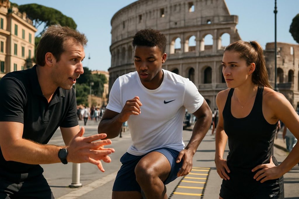 découvrez la journée intense de guillaume peyre à rome, coach de terence atmane et léolia jeanjean, qui révèle comment terence a parfaitement maîtrisé le timing lors de cette aventure effrénée.
