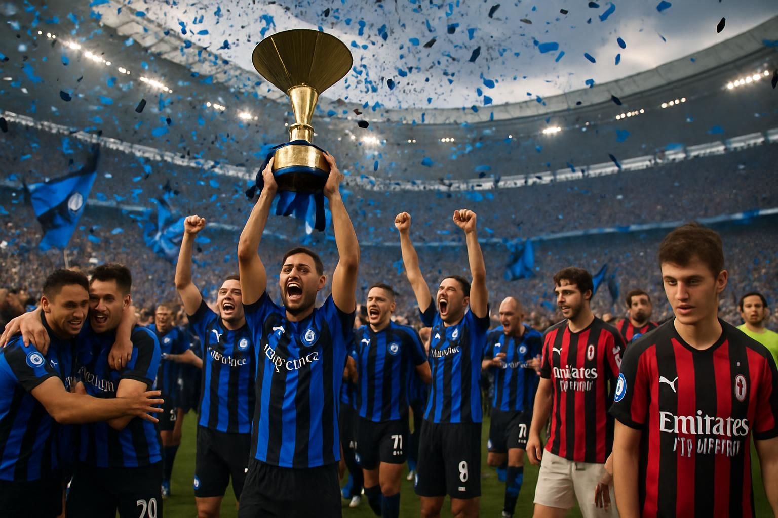 découvrez le dénouement spectaculaire de la serie a 2025-2026 avec l'inter milan sacré champion, la surprise côme et l'élimination inattendue de l'ac milan de la ligue des champions. analyse complète du classement final.