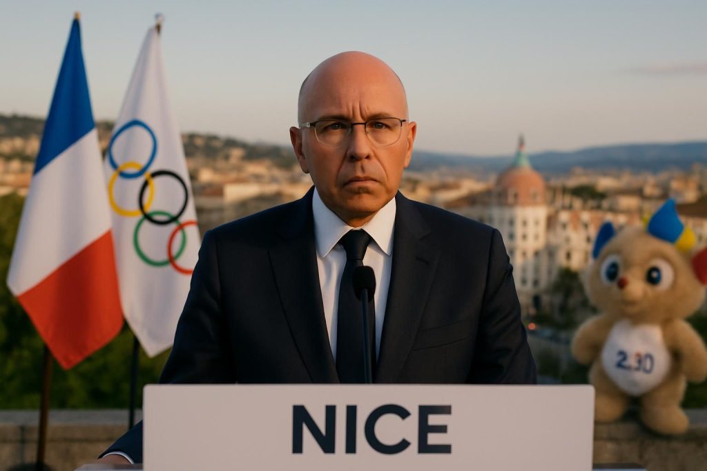 éric ciotti critique vivement le retrait des épreuves de glace des jo 2030 à nice, qualifiant cette décision de « choix politicien » et dénonçant ses conséquences pour la région.