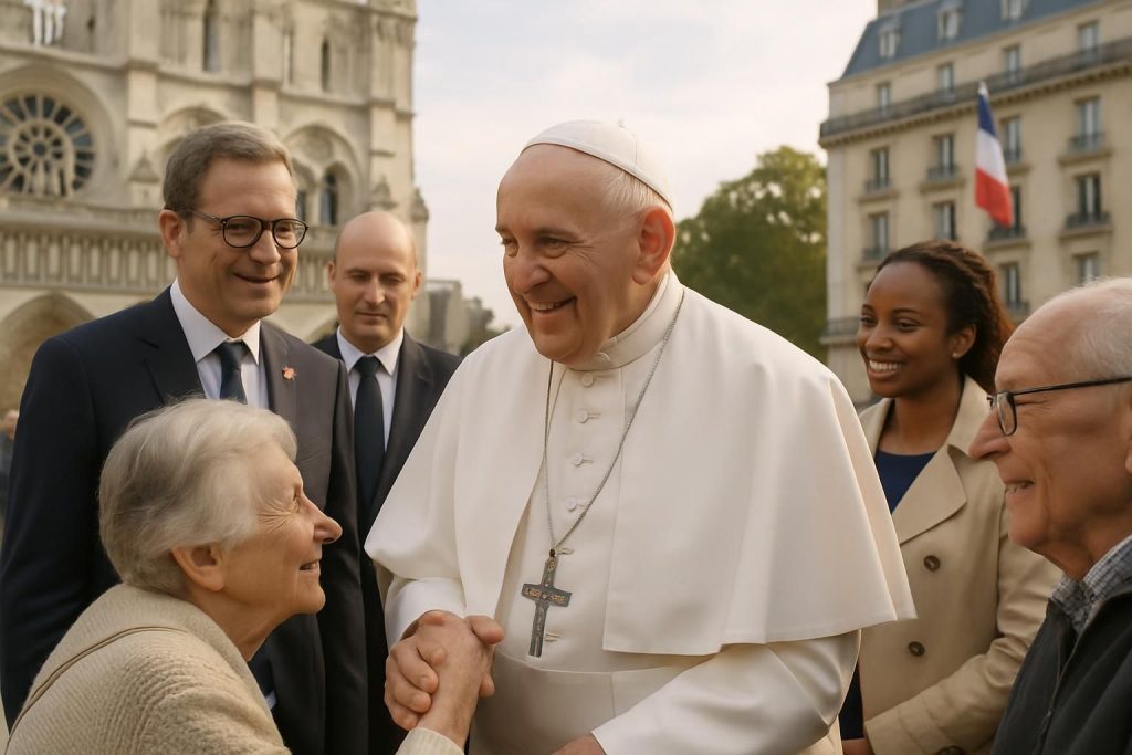 le pape en visite officielle en france du 25 au 28 septembre pour un séjour riche en rencontres et échanges avec les communautés locales.
