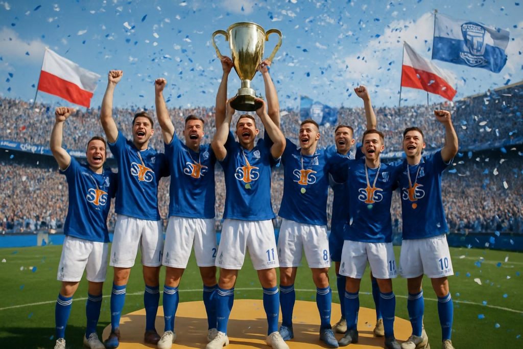 lech poznan remporte une nouvelle fois le championnat de pologne, confirmant sa suprématie et conservant son titre avec brio.