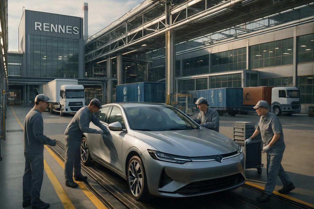 l'usine stellantis de rennes se prépare à fabriquer un véhicule pour le constructeur chinois dongfeng, dans le cadre d'un partenariat encore peu détaillé, suscitant curiosité et attentes.