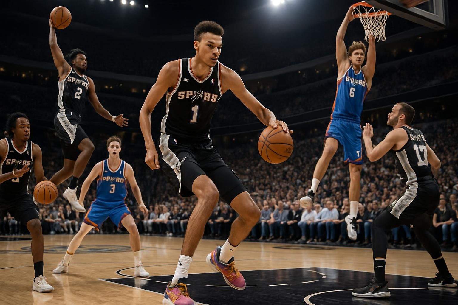 NBA Top 5 : Les plus belles actions du match 3 entre San Antonio Spurs et Oklahoma City Thunder, avec le step back mémorable de Victor Wembanyama