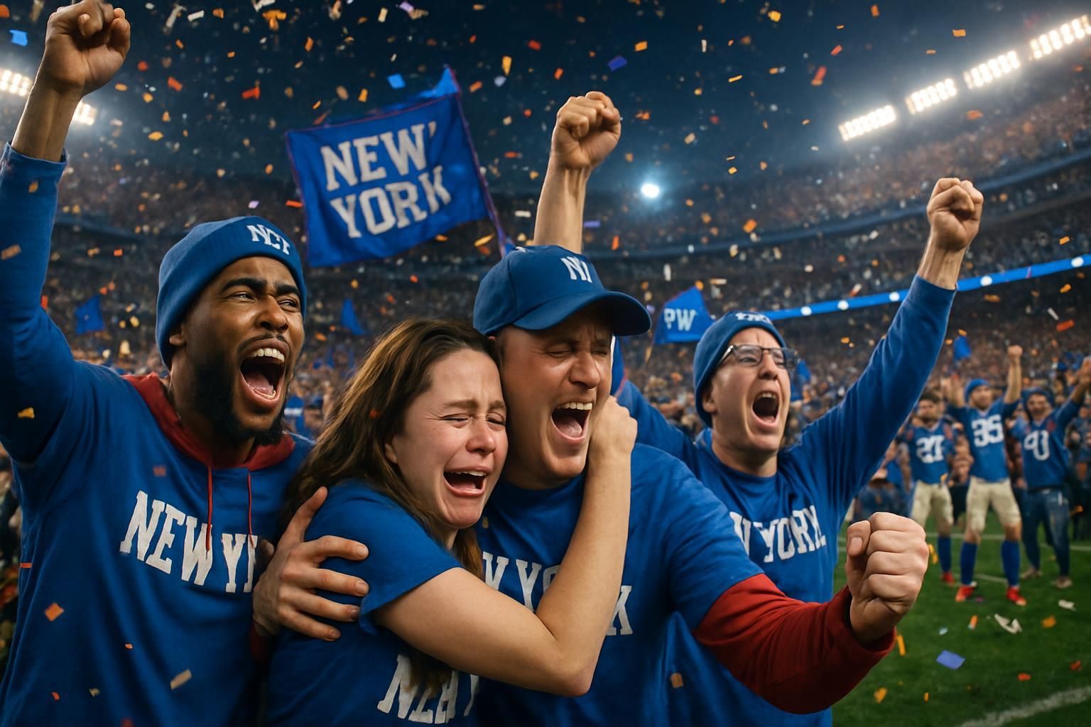 découvrez l'émotion intense de new york retrouvant la finale, une victoire célébrée avec une joie débordante et passionnée.