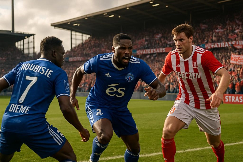 découvrez comment noubissie, diémé et becker ont marqué de précieuses minutes sur le terrain, offrant un dénouement palpitant aux espoirs strasbourgeois en cette fin de saison.