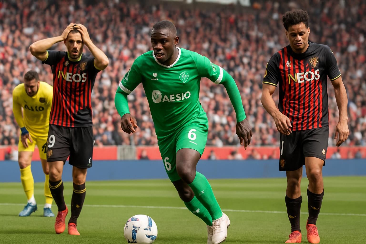 découvrez les dernières nouvelles de l'ogc nice avec dupé et wahi forfaits, tandis qu'abdul samed revient pour le match barrage aller contre saint-étienne.