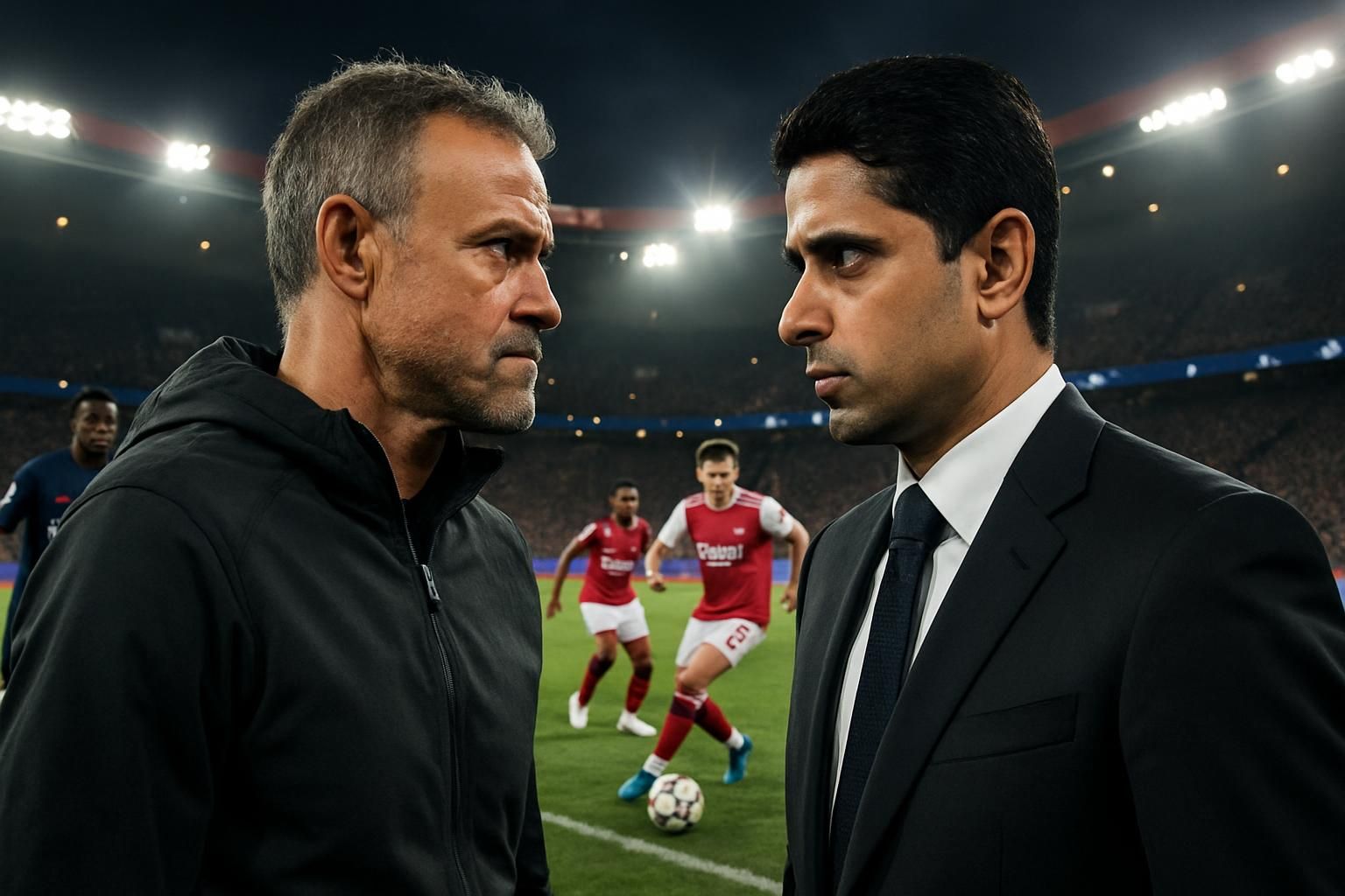 découvrez les ambitions passionnées de luis enrique et nasser al-khelaïfi avant le choc psg vs arsenal, déterminés à décrocher la victoire dans ce duel intense.
