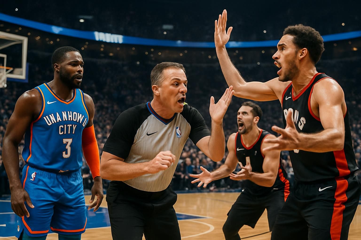 analyse des décisions arbitrales lors des play-offs nba et débat sur un possible traitement préférentiel en faveur du thunder.