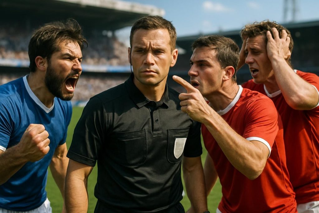 découvrez comment les joueurs submergés par leurs émotions peuvent transformer l'arbitre en cible, et les enjeux de cette dynamique sur le terrain.