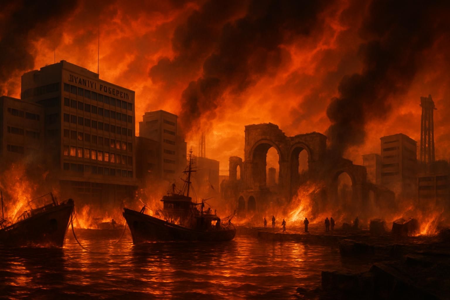 Roman « Et Athènes brûlait » : un futur brûlant pour le Pirée ?