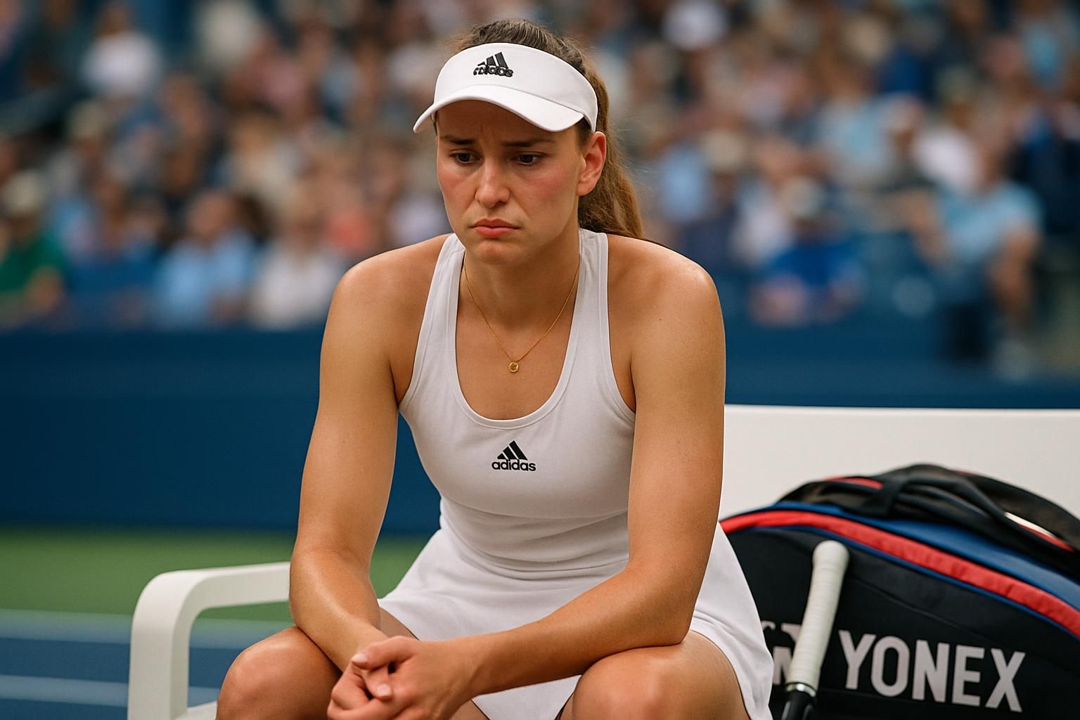 rybakina admet une performance décevante lors de son dernier match, reconnaissant qu'elle n'a pas répondu à ses attentes avec une prestation bien en dessous de son niveau habituel.