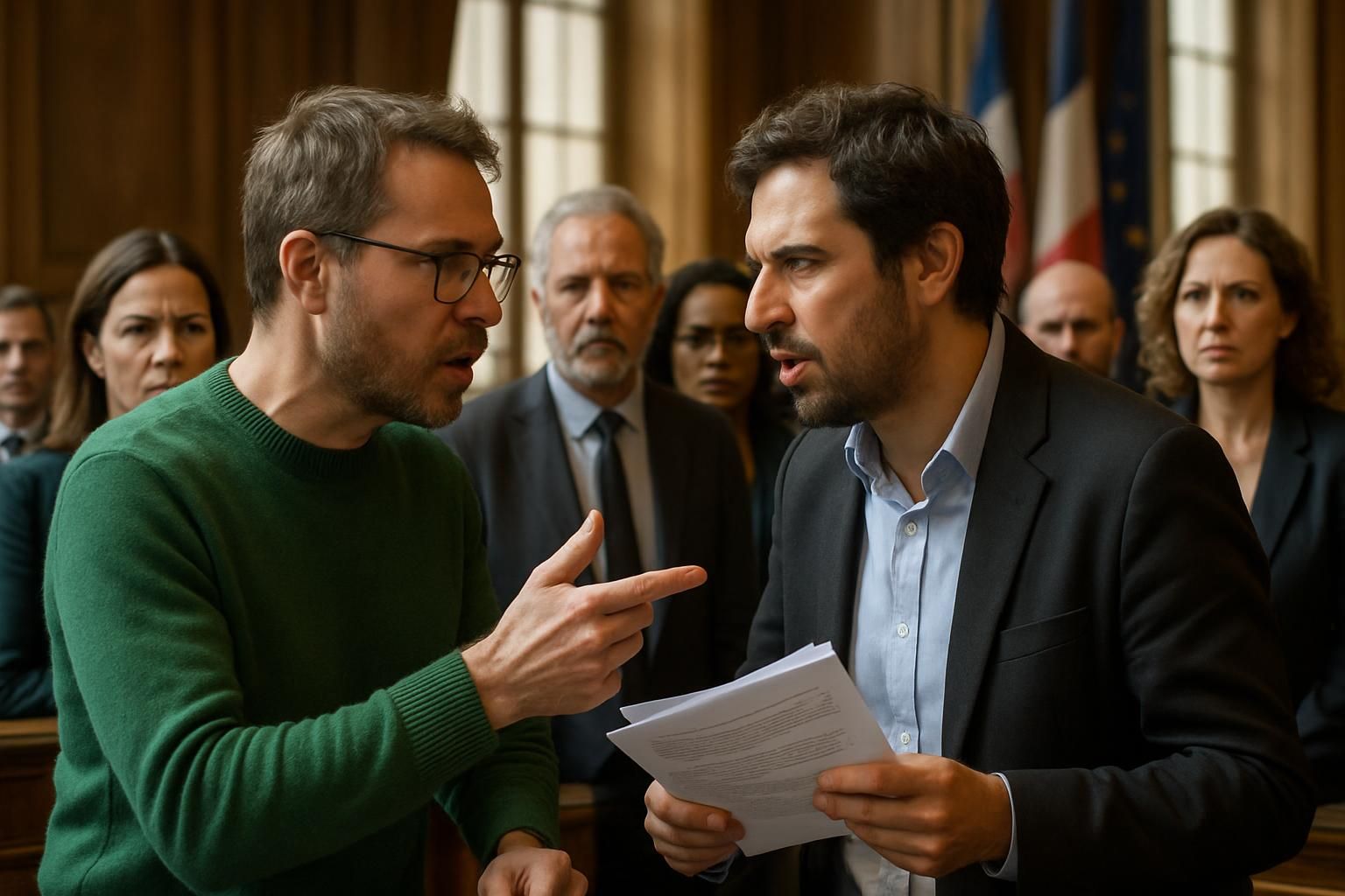 des députés écologistes et insoumis demandent l'ouverture d'une commission d'enquête suite aux événements de sainte-soline, pour faire toute la lumière sur la situation.