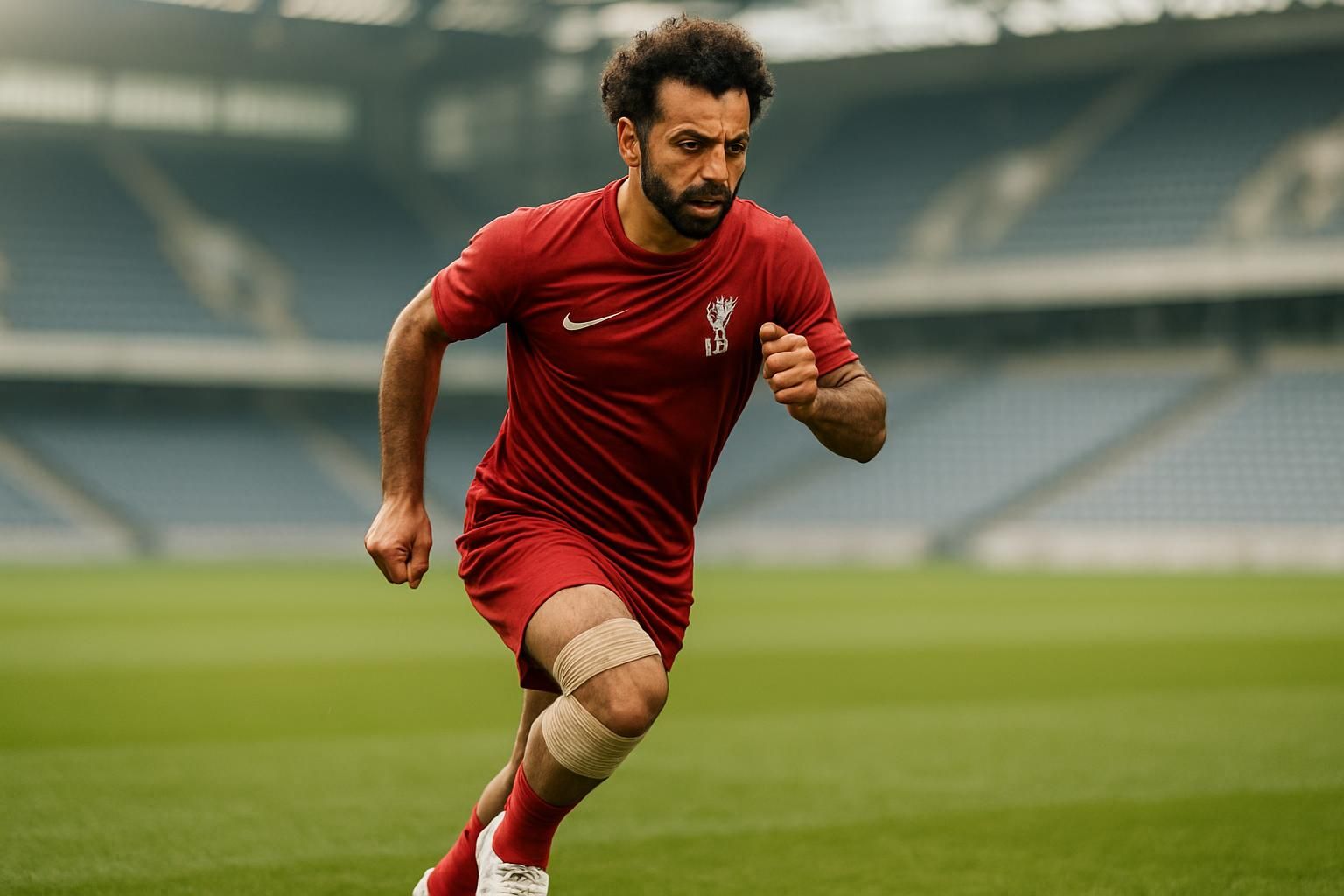salah déploie toute son énergie pour un retour rapide et en pleine forme sur le terrain, prêt à retrouver les matchs et ses supporters.