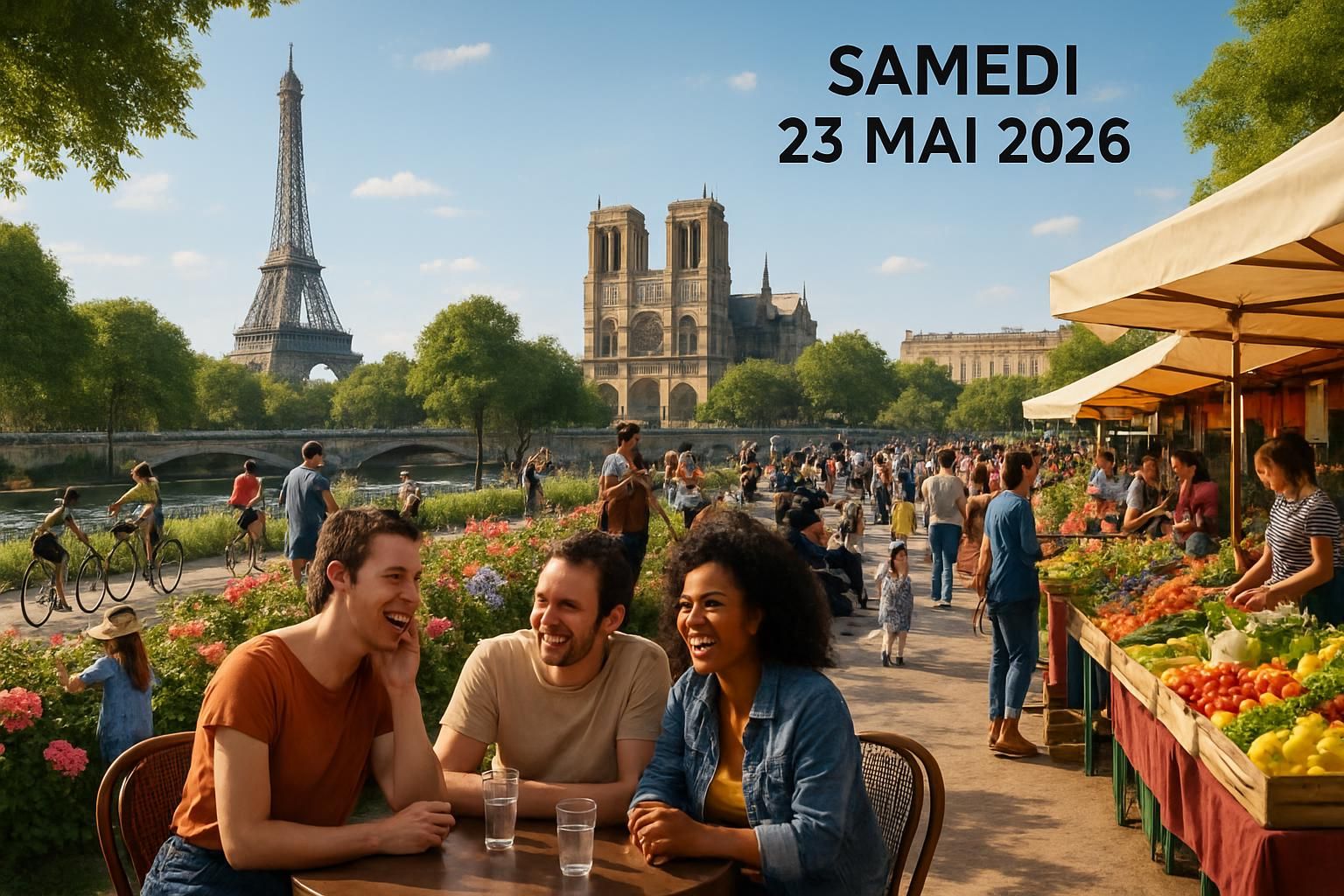 Samedi 23 mai 2026 à Paris et en Île-de-France : Découvrez les meilleures activités et sorties incontournables