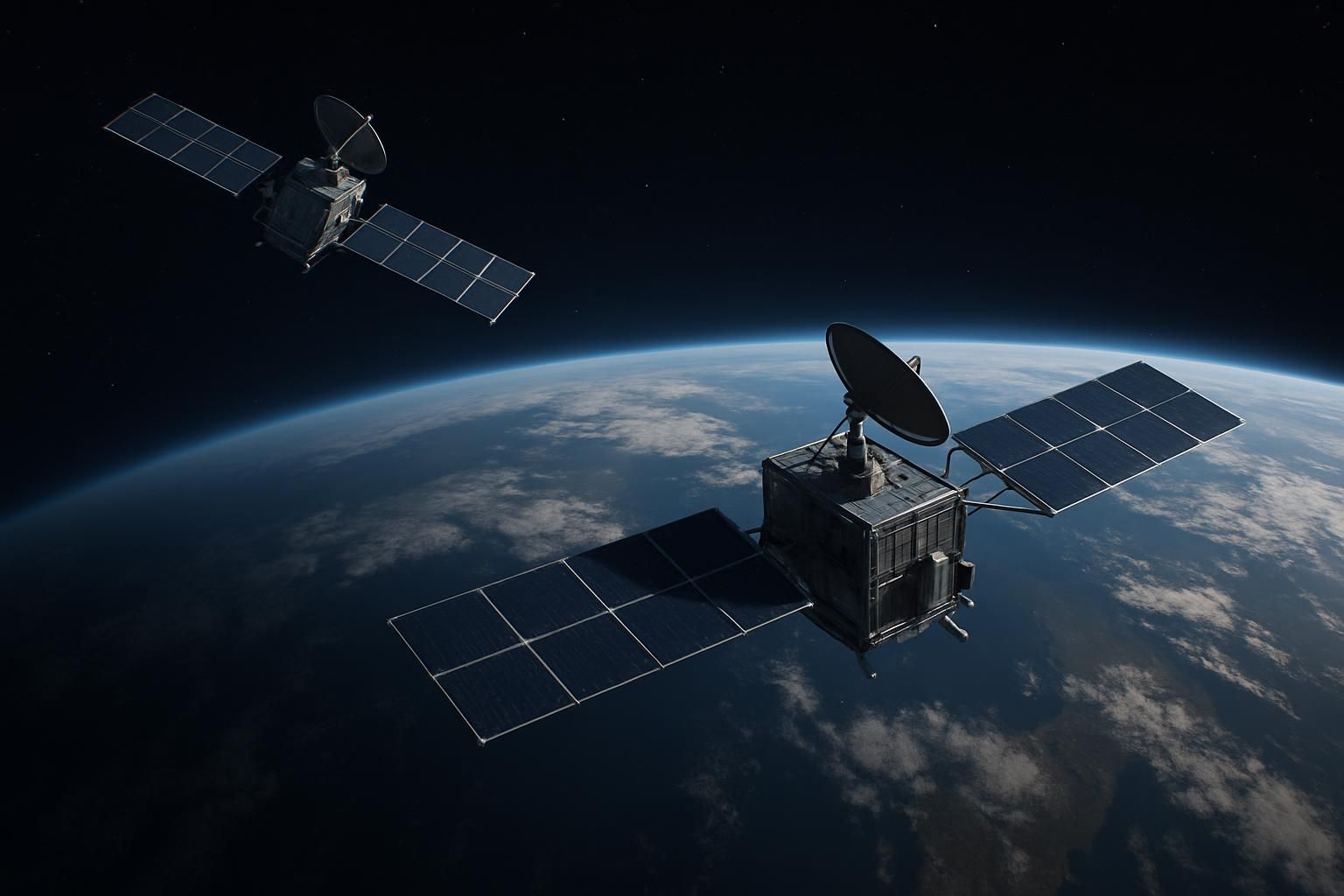 spacex gère actuellement le contrôle de deux de ses trois satellites opérationnels en orbite, assurant une surveillance et une communication efficaces dans l'espace.