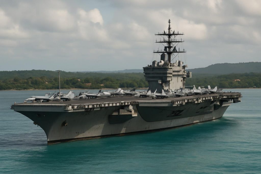 le porte-avions américain « nimitz » fait escale près de cuba, amplifiant les tensions en mer des caraïbes dans un contexte géopolitique délicat.
