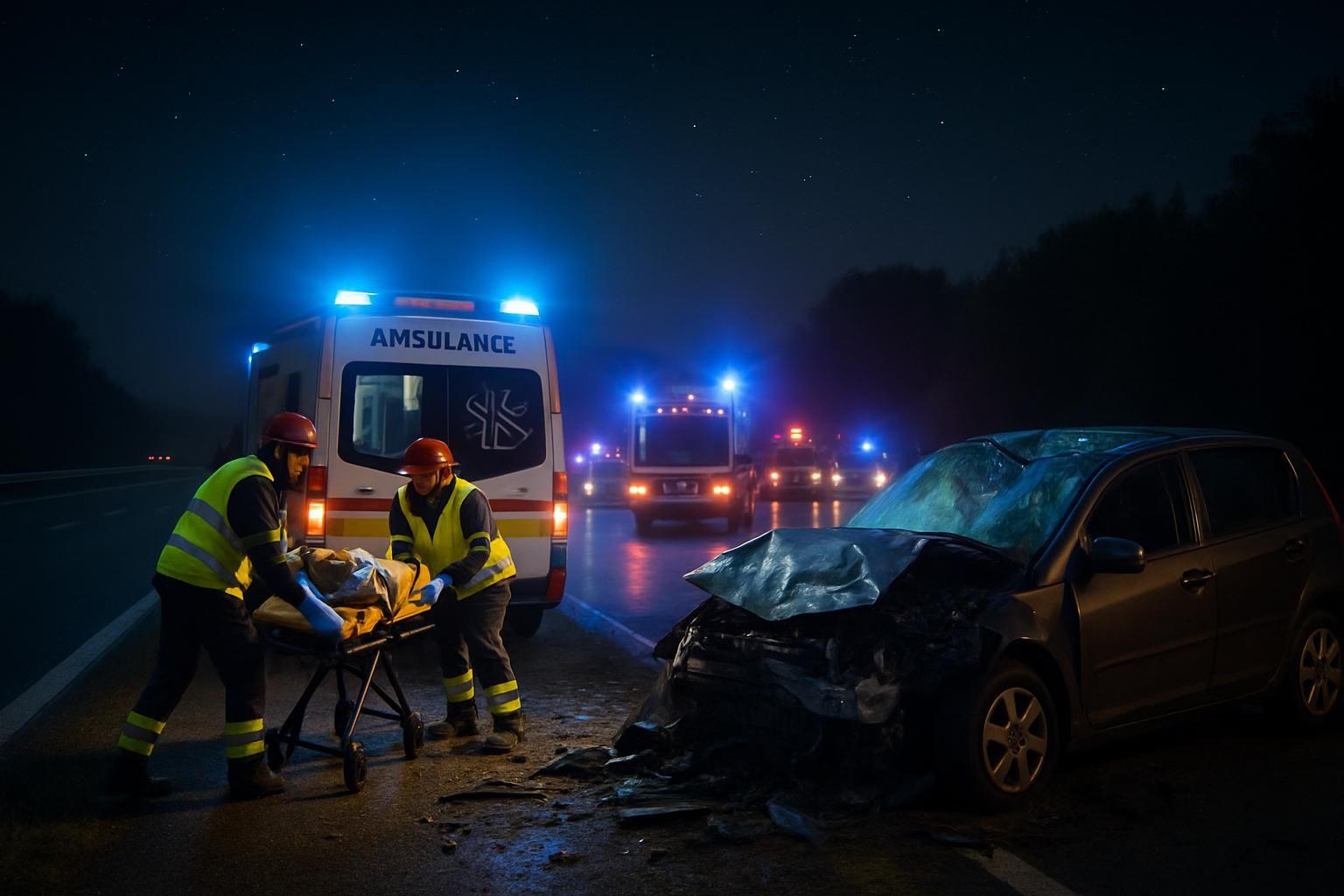 Un accident nocturne sur l’A11 en Sarthe entraîne un blessé grave
