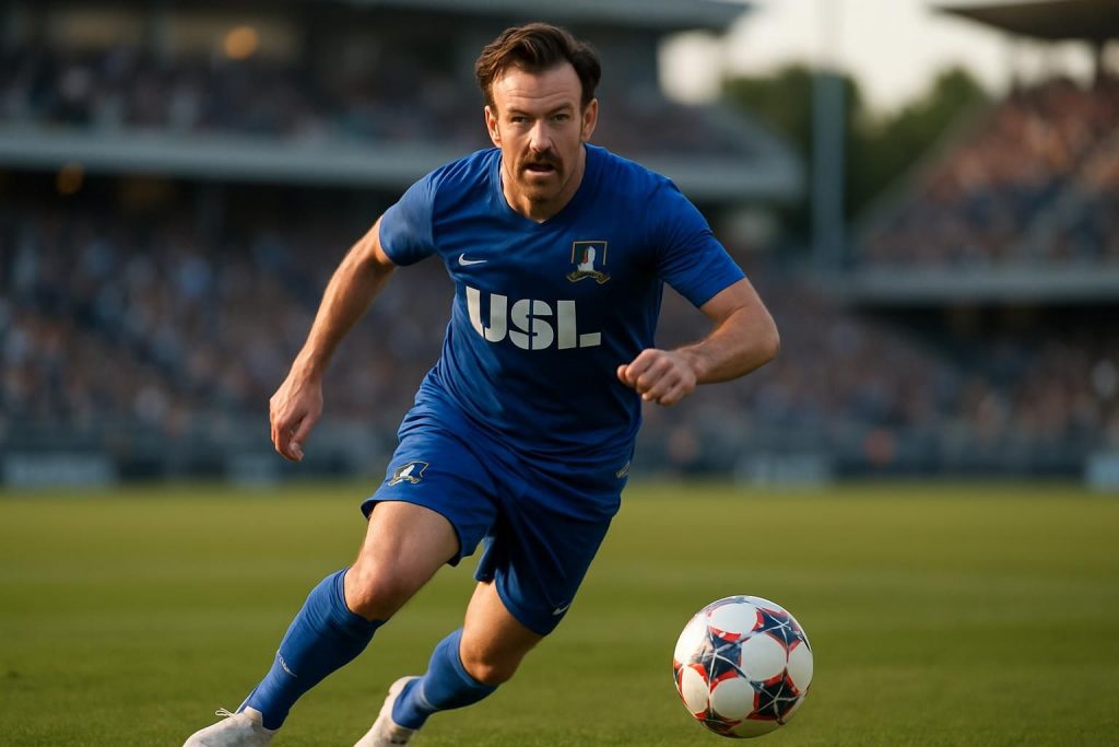 découvrez l'histoire unique d'un comédien de ted lasso qui, après avoir joué le rôle d'un footballeur à l'écran, rejoint réellement la usl en tant que joueur professionnel.