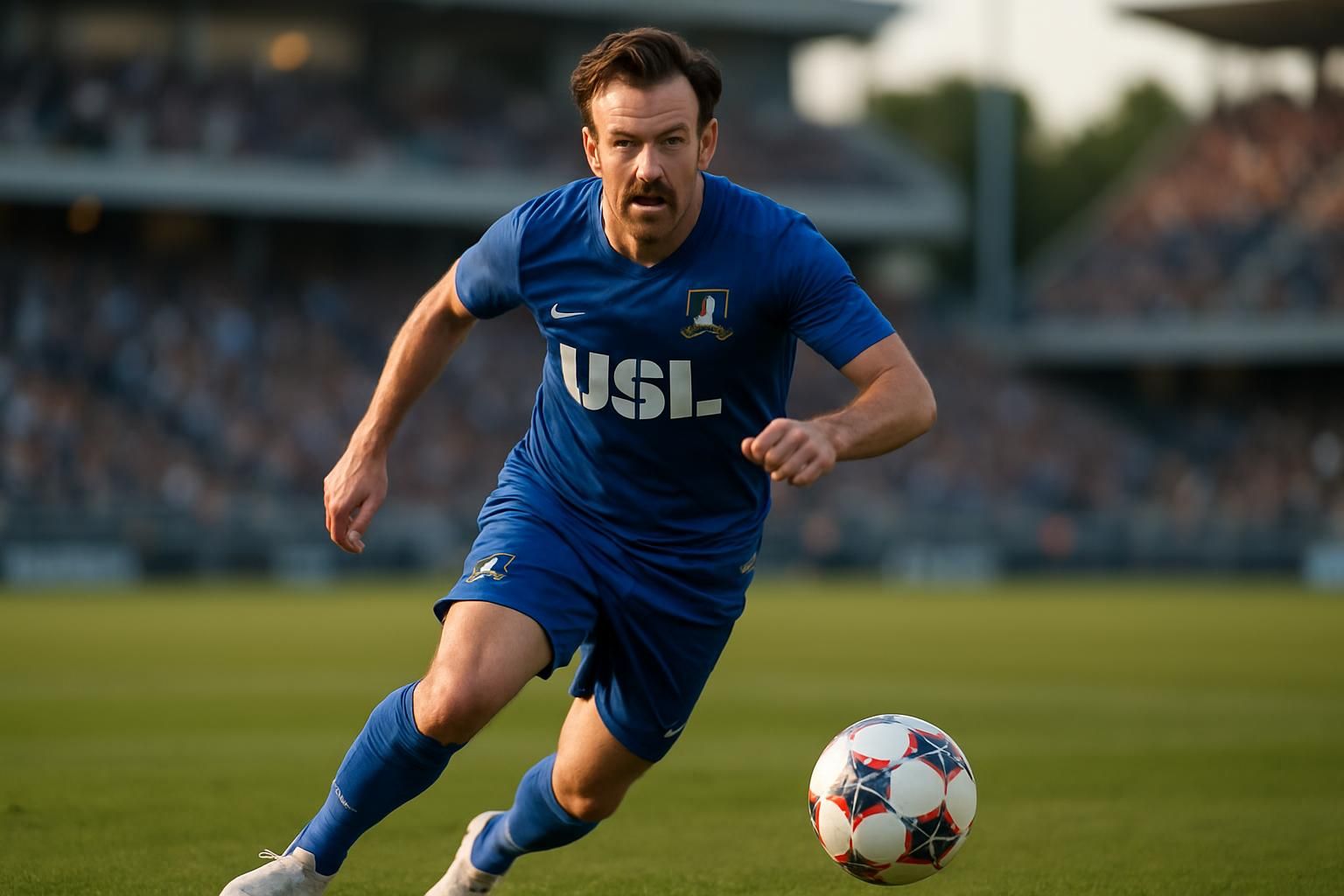 découvrez l'histoire unique d'un comédien de ted lasso qui, après avoir joué le rôle d'un footballeur à l'écran, rejoint réellement la usl en tant que joueur professionnel.
