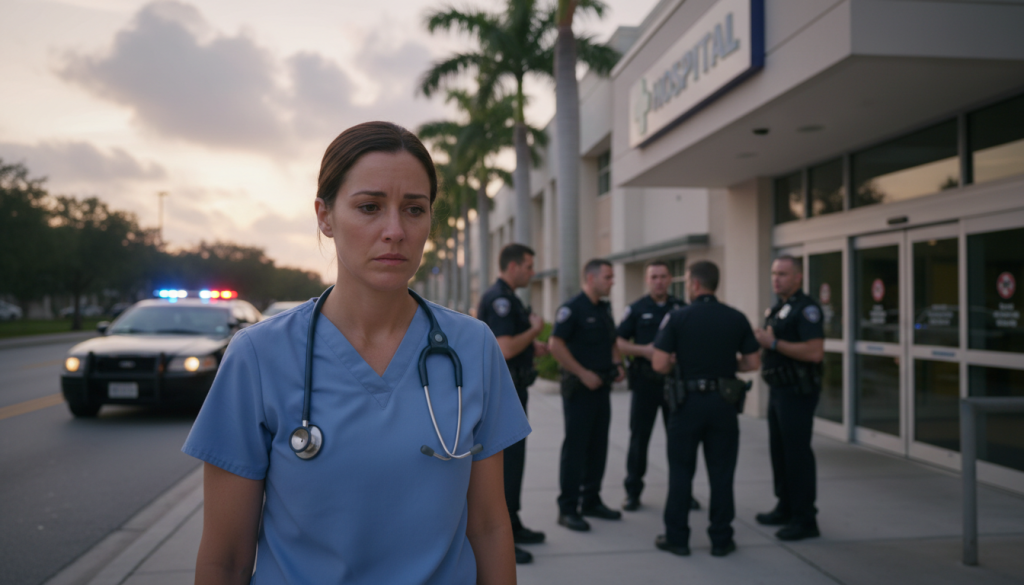 une infirmière en floride est suspectée d'avoir tué trois policiers après une garde de 12 heures, une affaire choquante qui soulève des questions sur la pression dans le milieu hospitalier.
