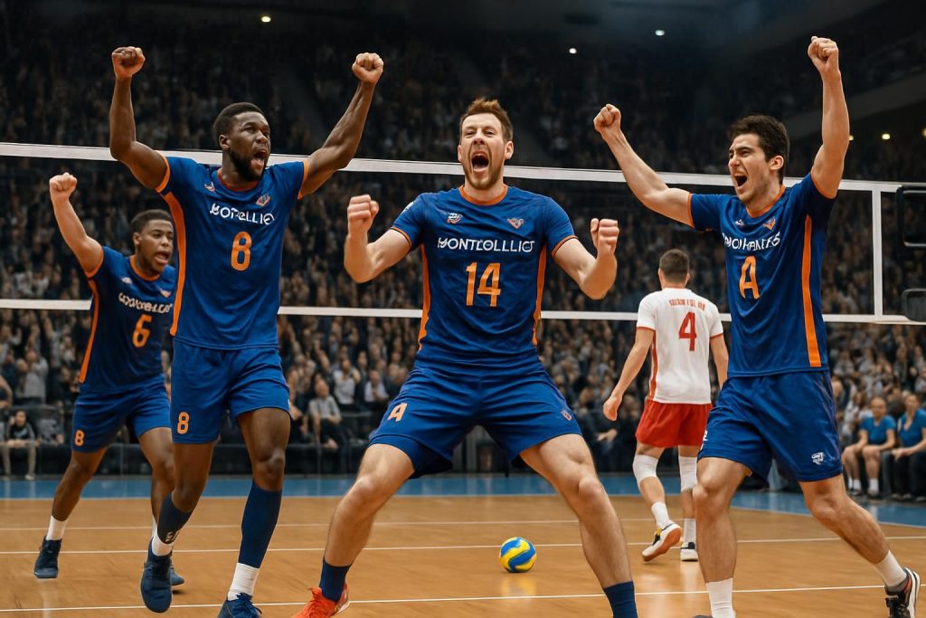 montpellier domine poitiers avec brio pour décrocher son neuvième titre national de volley-ball, affirmant sa suprématie dans le championnat français.