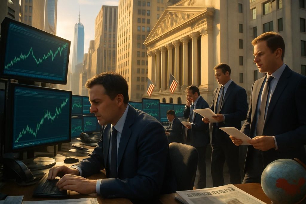 wall street ouvre en hausse, soutenue par des résultats financiers solides, malgré un contexte de tensions géopolitiques persistantes.