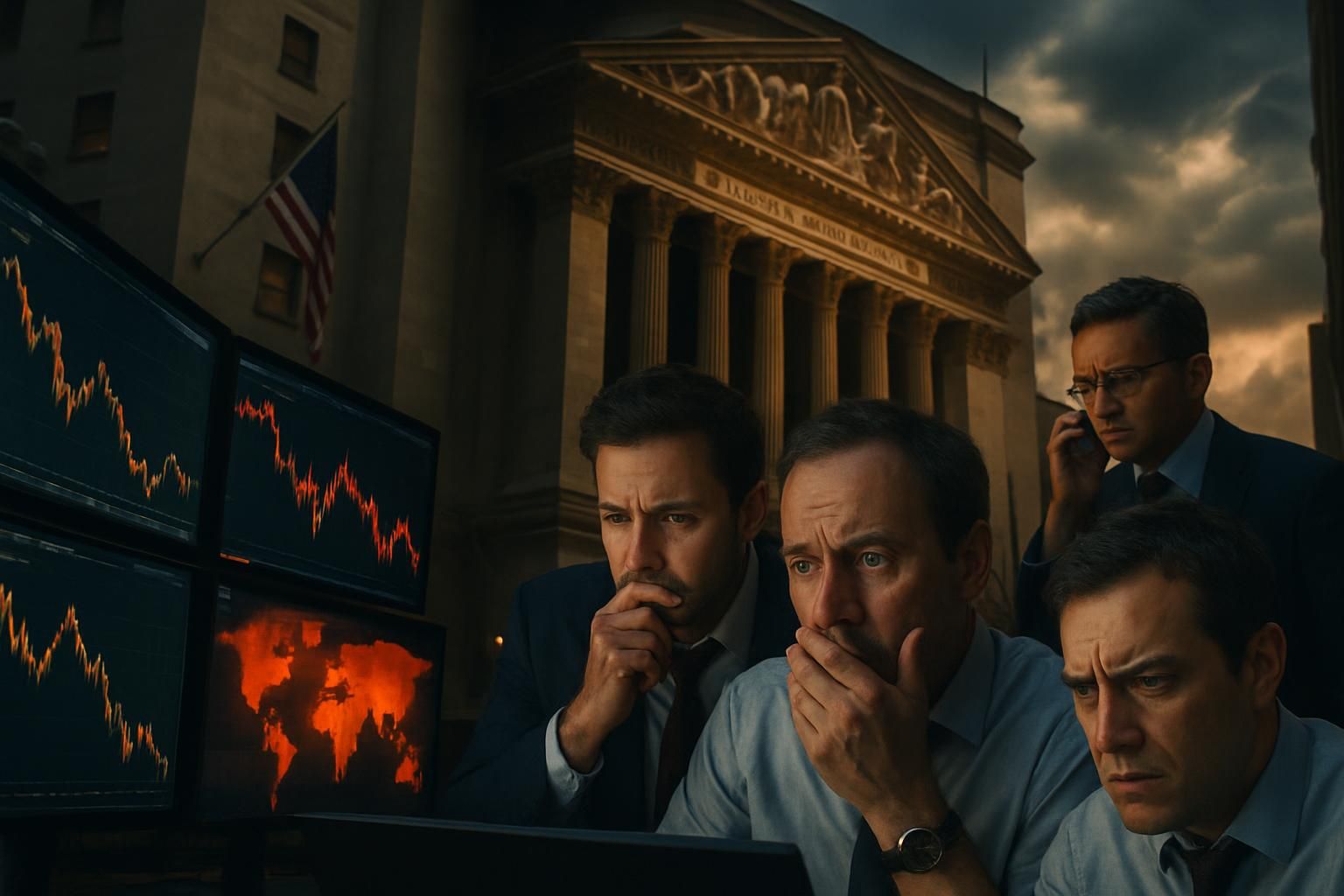 analyse de la semaine agitée à wall street marquée par des fluctuations des taux d'intérêt et des tensions géopolitiques croissantes, impactant les marchés financiers.