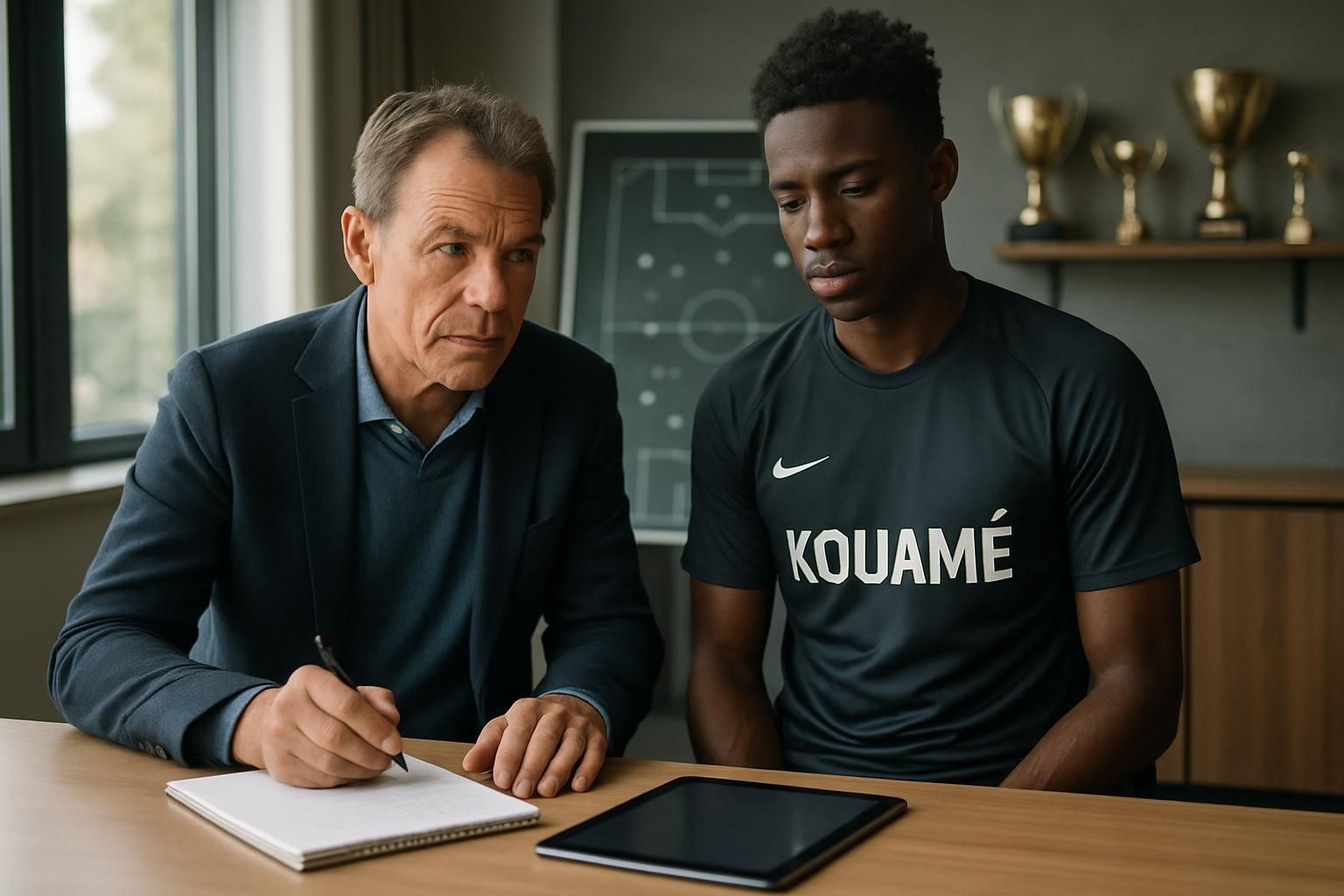 wilander analyse kouame en soulignant que la tentation de se croire arrivé représente un défi majeur pour le joueur dans sa carrière professionnelle.