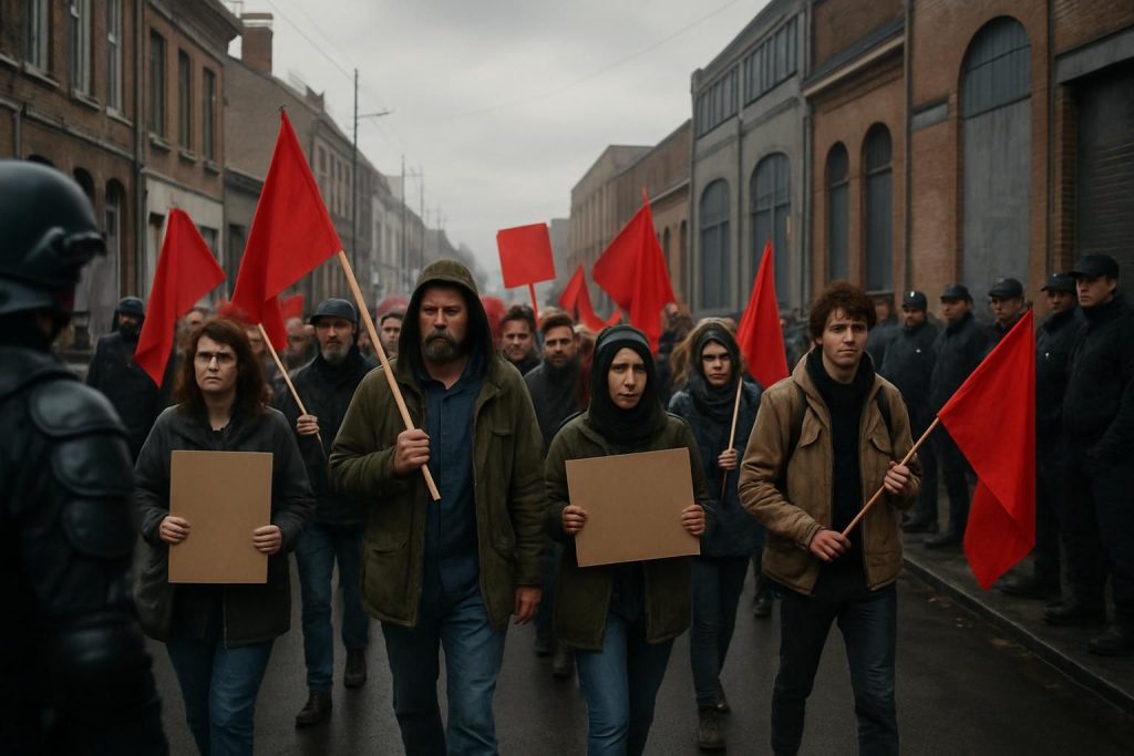 le 1er mai dans le pas-de-calais : les manifestants restent déterminés malgré les actions de l’extrême droite, un affrontement marquant la journée de mobilisation.