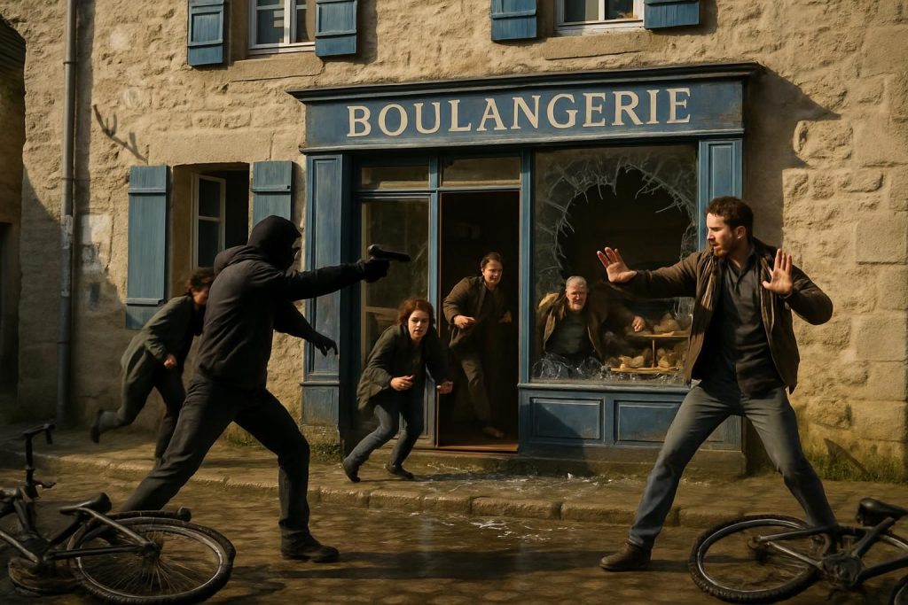 belle-île-en-mer : une boulangerie au cœur d'une altercation armée, découvrez les détails de cet incident marqué par la violence.