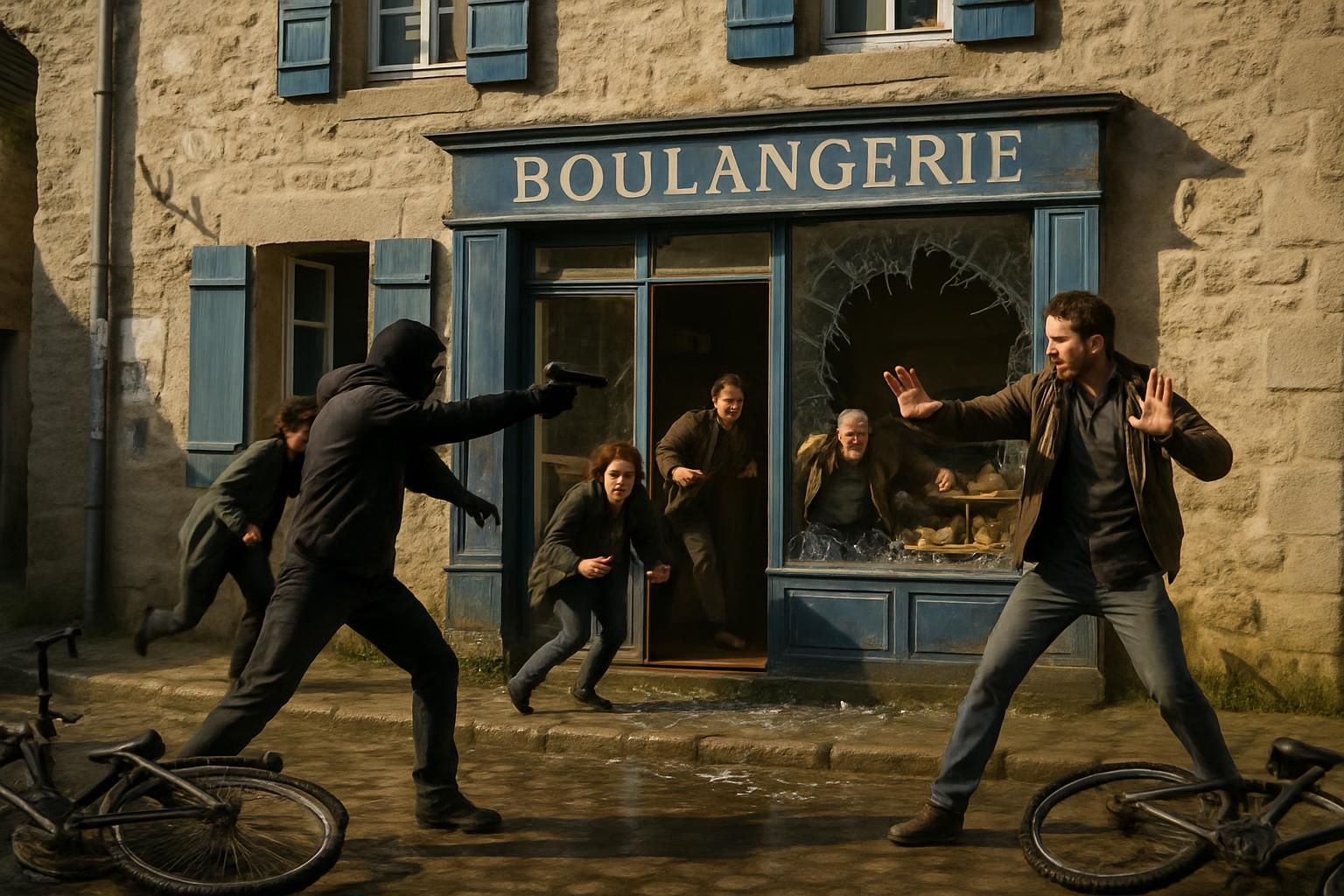 belle-île-en-mer : une boulangerie au cœur d'une altercation armée, découvrez les détails de cet incident marqué par la violence.