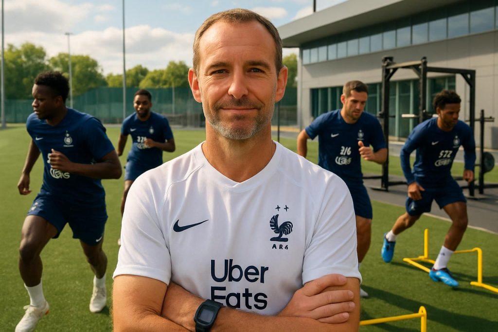 découvrez cyril moine, le maître de la préparation physique des bleus, qui combine performance et convivialité pour mener l'équipe à la victoire lors de la coupe du monde.