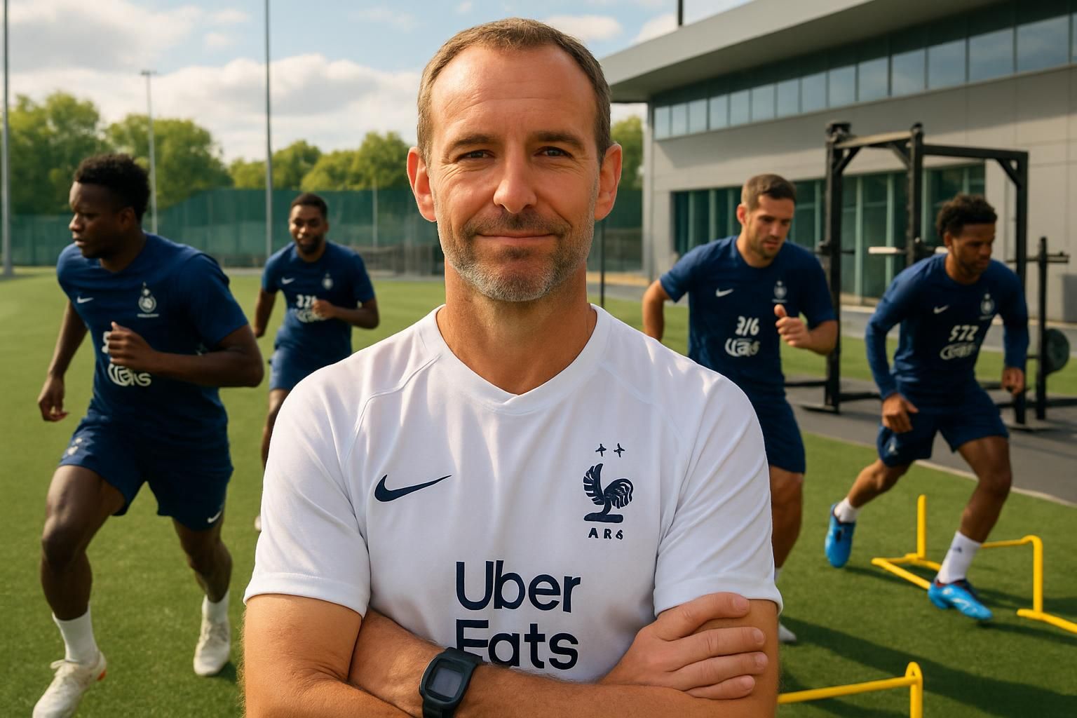 découvrez cyril moine, le maître de la préparation physique des bleus, qui combine performance et convivialité pour mener l'équipe à la victoire lors de la coupe du monde.
