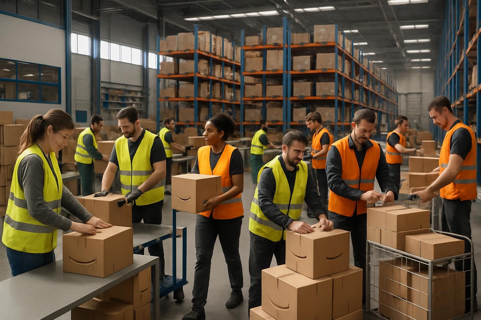 amazon france annonce un recrutement massif de 8 000 salariés en cdi, avec 1 000 postes à pourvoir près de nantes, selon son directeur national. découvrez les opportunités et les secteurs concernés.
