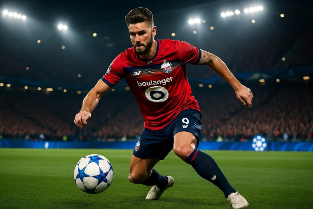 en choisissant de rester au losc, olivier giroud se rapproche d'un cercle prestigieux en ligue des champions, renforçant son héritage au plus haut niveau européen.