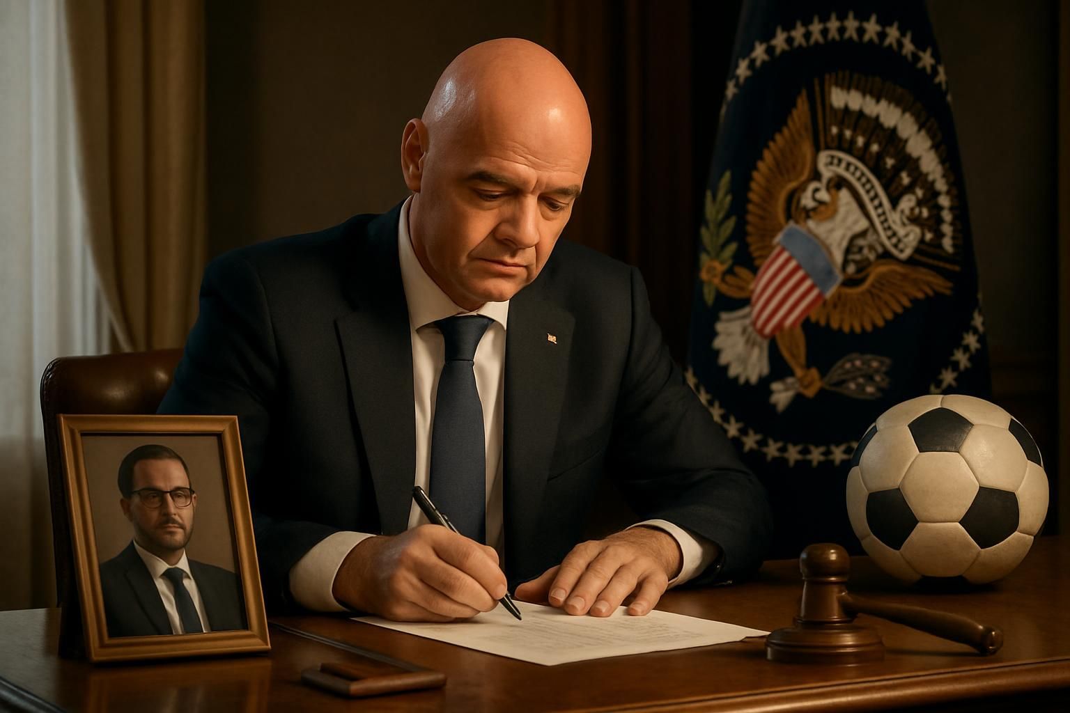 gianni infantino demande une grâce présidentielle pour le journaliste christophe gleizes, soulignant l'importance de la liberté de la presse et de la justice.