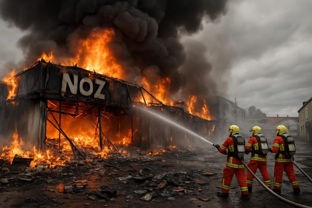 un incendie dévastateur a complètement détruit le magasin noz des sables-d’olonne, causant d'importants dégâts et bouleversant la communauté locale.