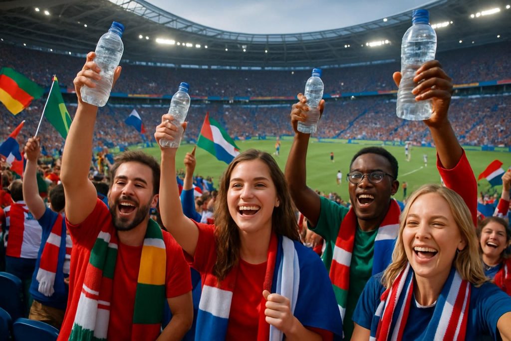 la fifa facilite l'accès aux stades en autorisant les supporters à apporter leurs bouteilles d'eau lors de la coupe du monde, améliorant ainsi le confort et la sécurité des fans.