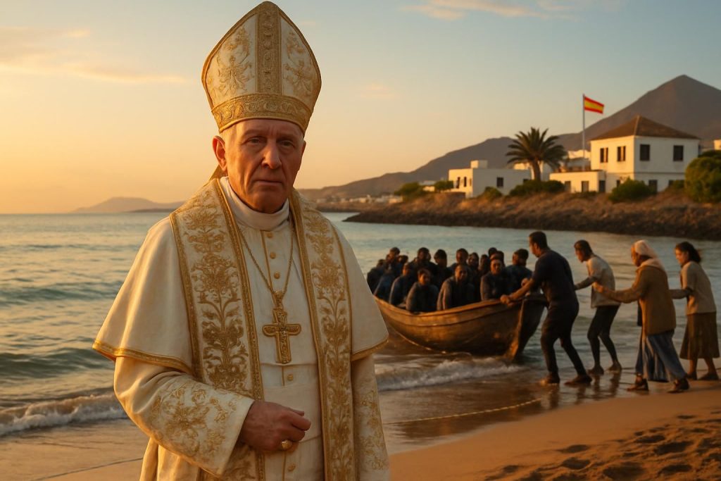 découvrez les raisons étonnantes qui ont poussé le pape léon xiv à se rendre aux canaries, une région clé dans l'accueil des migrants en espagne.