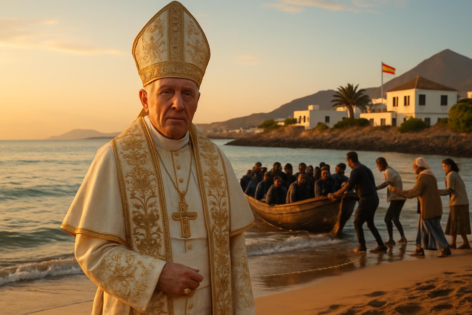 Léon XIV : les raisons surprenantes du voyage du pape aux Canaries, porte d’accueil des migrants en Espagne