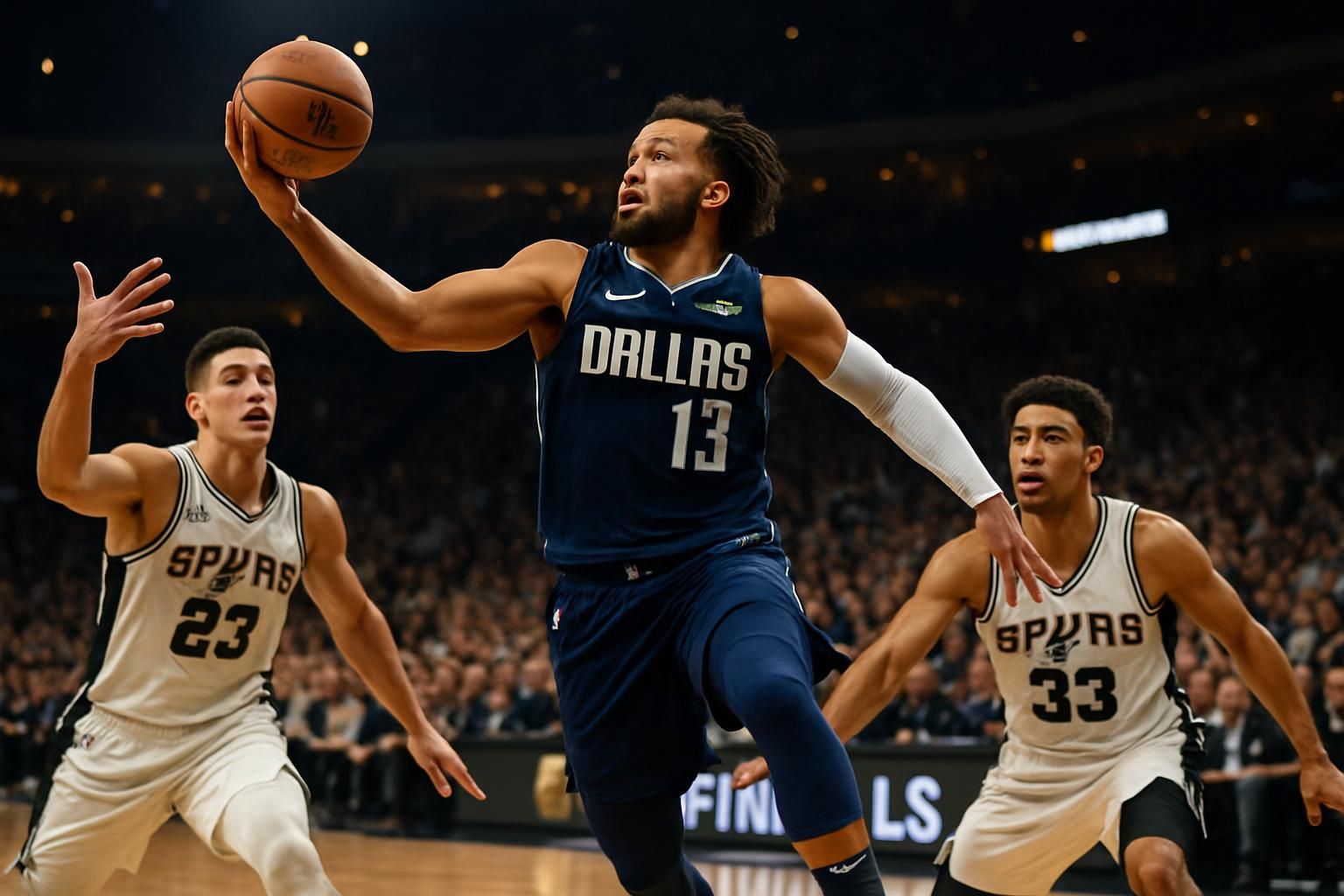 découvrez les 30 points spectaculaires de jalen brunson contre les spurs lors du premier match des finales nba, revivez chaque moment clé en vidéo.