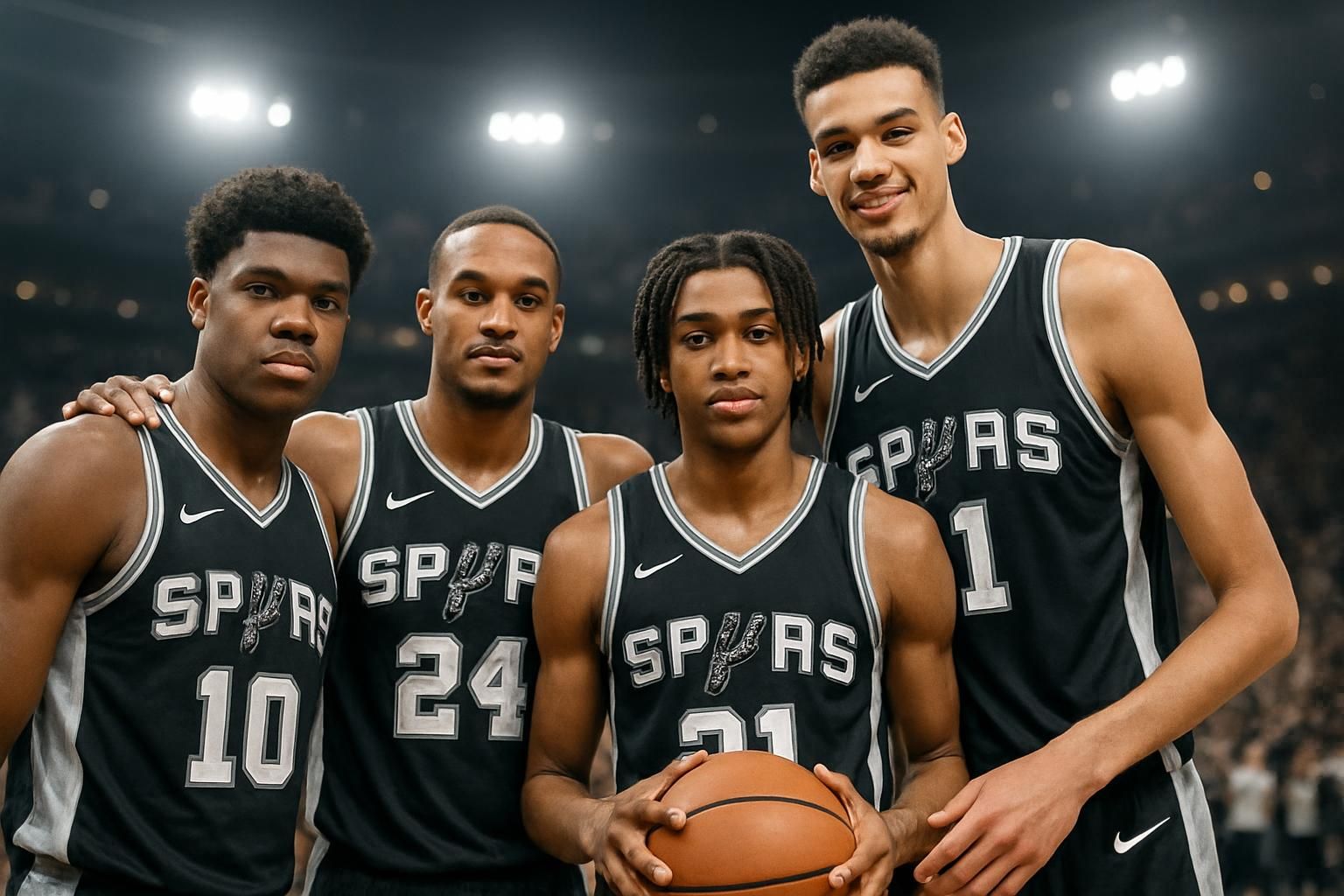 découvrez les partenaires clés de victor wembanyama chez les spurs : stephon castle, devin vassell, dylan harper et leur rôle crucial dans l'équipe.