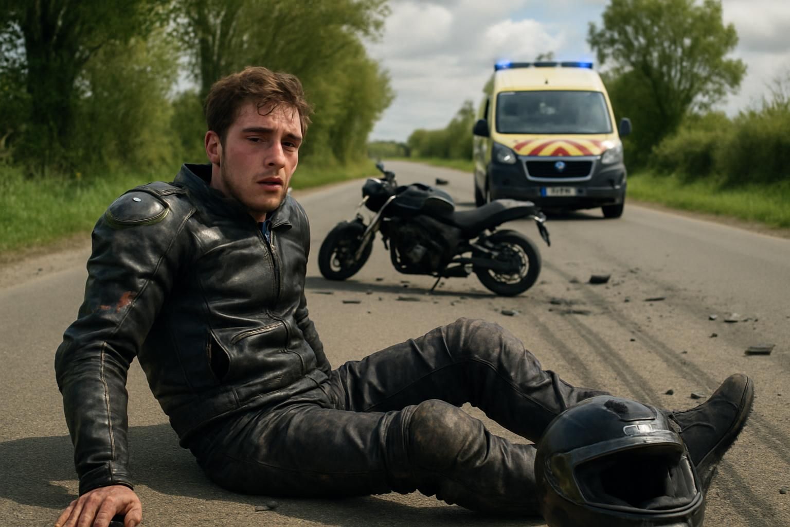 Un jeune motard de 23 ans gravement blessé lors d’un accident au nord de Rennes