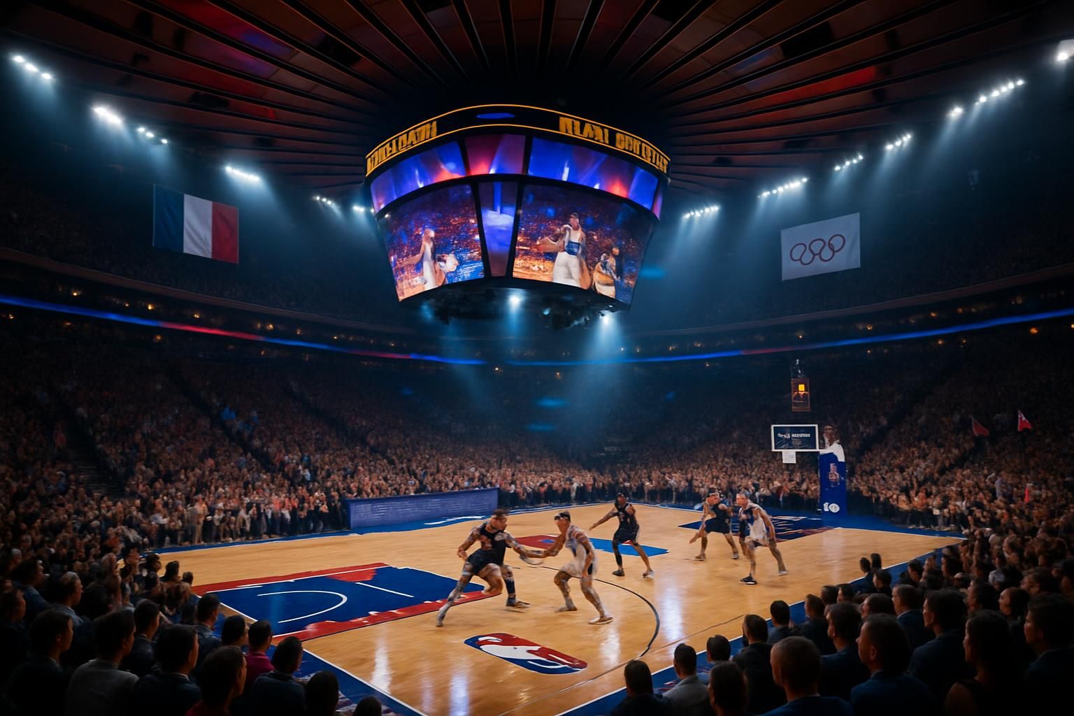 « Une ambiance digne des Jeux Olympiques de Paris » : Le mythique Madison Square Garden prêt à vibrer pour le match 3 entre les Knicks et les Spurs