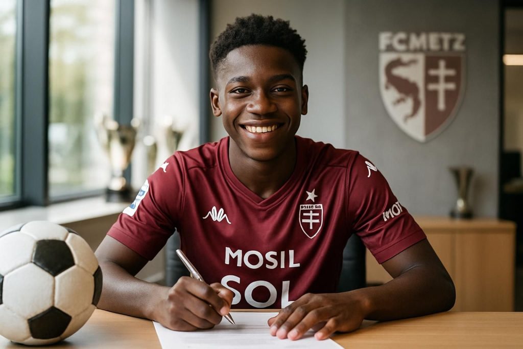 découvrez le parcours inspirant de believe munongo, qui à seulement 16 ans signe son premier contrat professionnel avec le fc metz, marquant ainsi une étape majeure dans sa carrière.